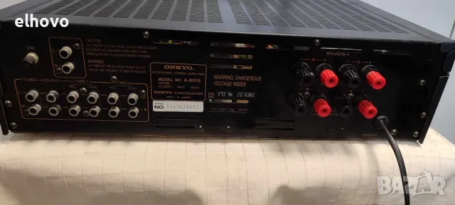 Стерео усилвател ONKYO A-8015#1, снимка 4 - Ресийвъри, усилватели, смесителни пултове - 48064071