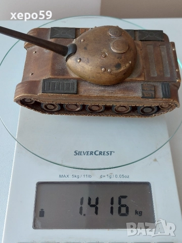 RRR-Много рядък бронзов модел на танк.Подарен посмъртно на ген.Дмитрий Григориевич Павлов , 1 200 лв, снимка 12 - Антикварни и старинни предмети - 52278495