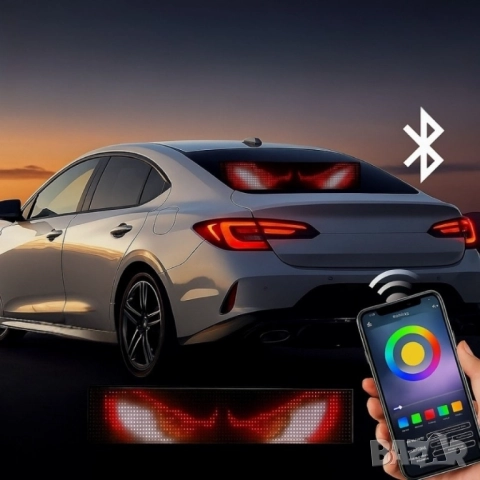 Динамичен мигащ екран с LED светлина за коли и реклами, снимка 9 - Друга електроника - 51947572