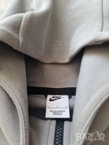 Страхотно мъжко горнище NIKE TECH FLEECE размер L / XL , снимка 7 - Спортни дрехи, екипи - 53780113