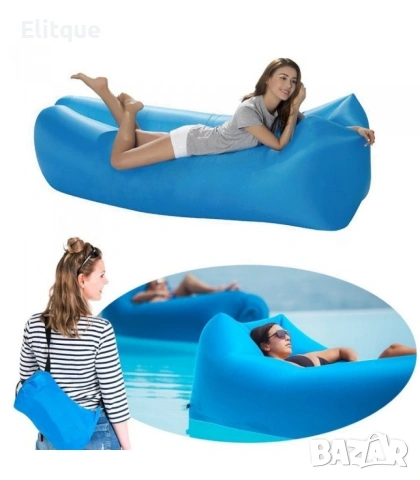 Самонадуващо се легло Lazy Bag – подходящо за планина и море 🌞, снимка 7 - Спални и легла - 53252433