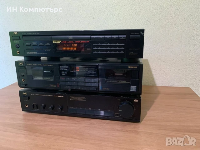 Продавам сет JVC от три компонента, снимка 3 - Ресийвъри, усилватели, смесителни пултове - 51083267