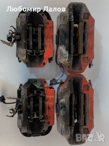 Brembo четири бутални алуминиеви спирачни апарати Vw Touareg I (06-10)г., снимка 5 - Части - 50533568