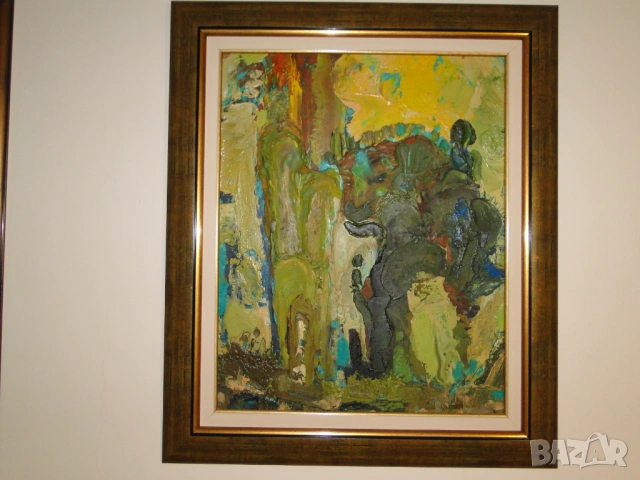 Картина на Марчо Ташакманов, маслени бои на фазер