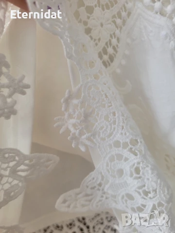 Бяла рокля рязана дантела , снимка 7 - Рокли - 50726604