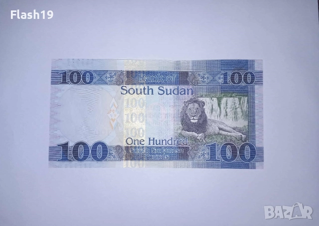 Южен Судан 100 паунда 2019, снимка 2 - Нумизматика и бонистика - 52148461