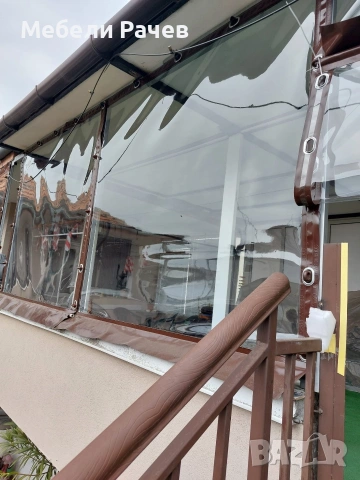 ВЕТРОУПОРНИ ЗАВЕСИ, ТЕНТИ И НАВЕСИ Винил и кристал – защита и стил за всяко пространство, снимка 3 - Други - 53972303