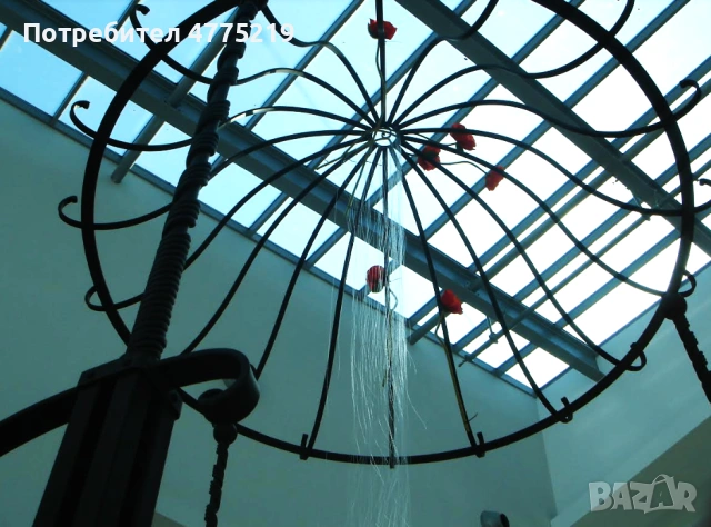 Ръчно кована метална беседка / арка за сватби, събития и градина – разглобяема, снимка 8 - Градински мебели, декорация  - 53947952