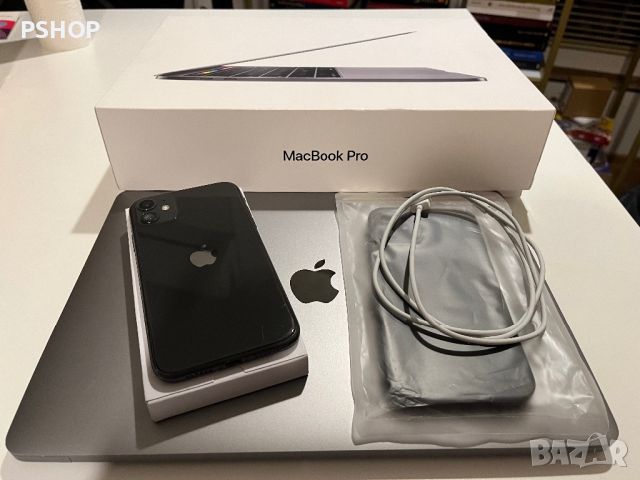 MacBook pro 16ram + Iphone 11 64gb с кейсове, снимка 2 - Apple iPhone - 45201513