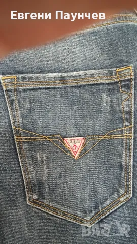 Мъжки дънки Guess размер 28 Slim Fit, снимка 5 - Дънки - 50404572