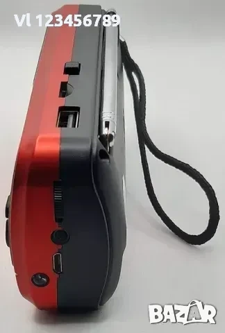 Преносимо радио JOC H798BT USB, SD карта, Акумулаторна батерия, снимка 5 - Радиокасетофони, транзистори - 53830099