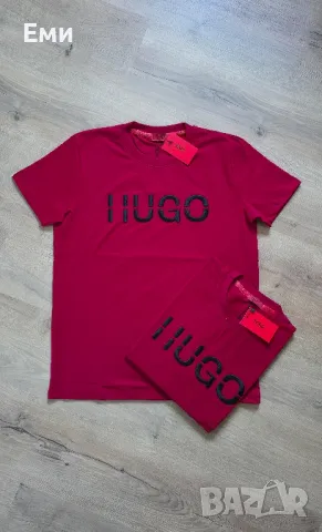 Мъжки луксозни тениски HUGO BOSS Dsquared2 Burberry Moschino Nike , снимка 8 - Тениски - 50158566