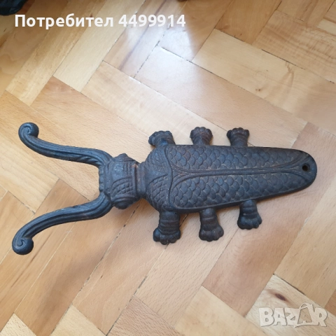 Стара чугунена събувалка, снимка 4 - Антикварни и старинни предмети - 51635425