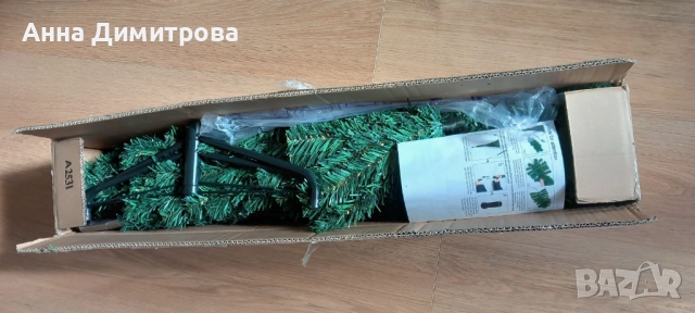 Продавам коледна изкуствена елха, снимка 2 - Други стоки за дома - 52509602