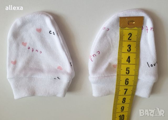 Памучни бебешки ръкавици, снимка 3 - Други - 46055189