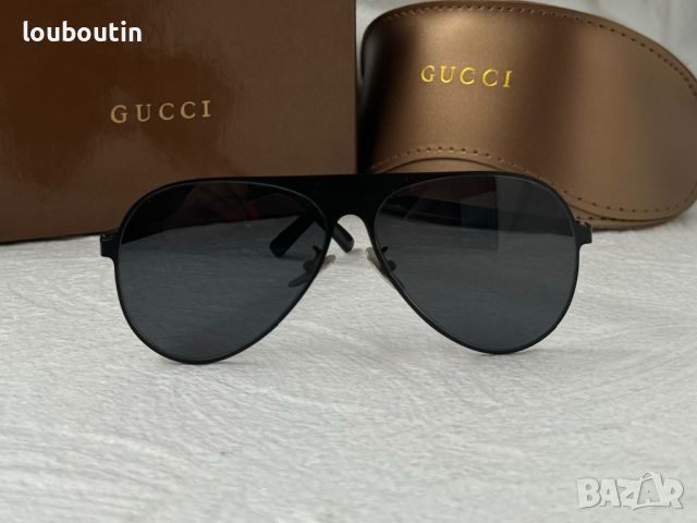 Gucci 2024 мъжки дамски унисекс слънчеви очила авиатор 5 цвята, снимка 11 - Слънчеви и диоптрични очила - 45608833