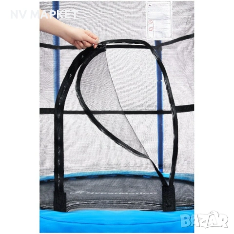 Батут с мрежа за безопасност – 140см, до 50 кг, снимка 9 - Други стоки за дома - 53837562