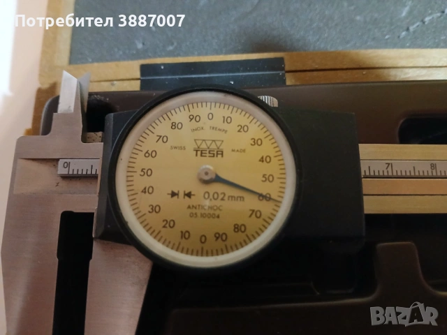 Шублер/Аналогов Tesa Antichoc Swiss Made, снимка 4 - Други машини и части - 53831170