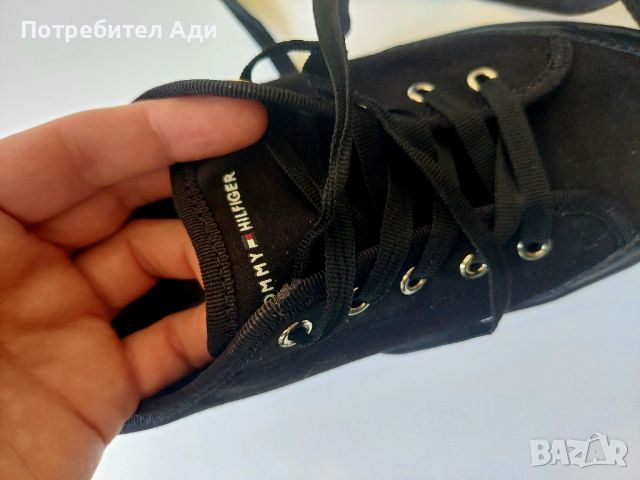 Tommy HilfigerГуменки Corporate Flatform Sneaker, снимка 4 - Кецове - 45159800