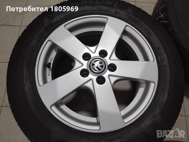 4бр. ал. джанти Dezent 5x100 , 6x15 , ET38 , централен отвор 57,1мм, снимка 3 - Гуми и джанти - 53560586