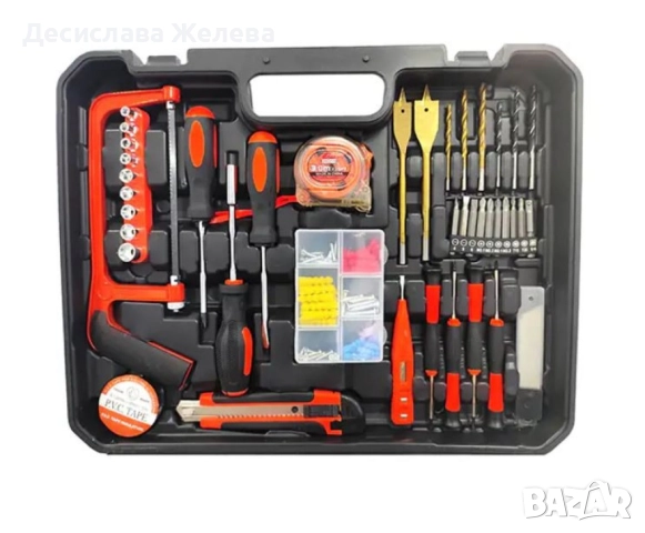 Комплект ударна бормашина, 111 аксесоара, 24 V, 5 Ah АКЦИЯ, снимка 3 - Бормашини - 52773397