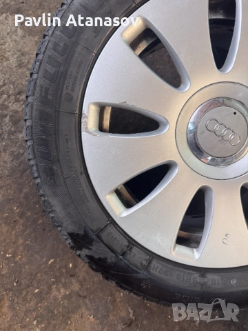 Джанти с гуми 215/55/16, снимка 4 - Гуми и джанти - 53087130