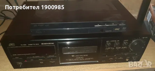 Касетен дек JVC TD-V662 Висок Клас Hi-Fi stereo 3-глав, снимка 2 - Декове - 46862518