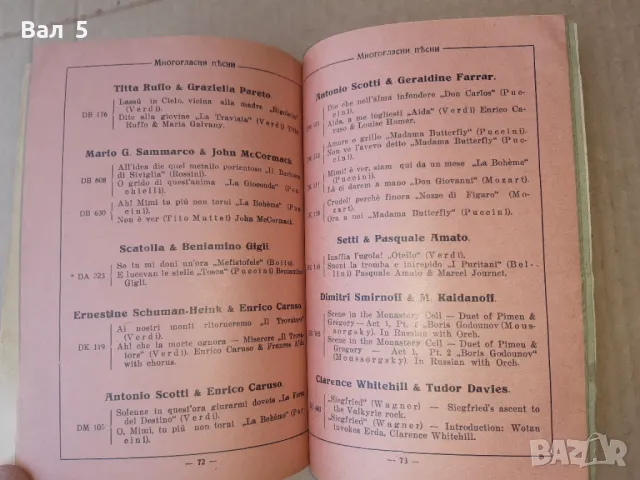 Български каталог на грамофонни плочи -1927 г, снимка 6 - Енциклопедии, справочници - 47249269