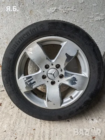 Оригинални джанти с гуми Continental за Мерцедес, снимка 2 - Гуми и джанти - 49646960