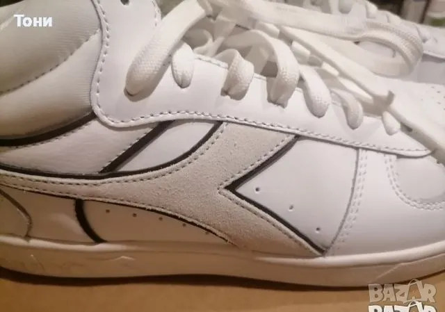 DIADORA Оригинал Високи Мъжки Маратонки Изцяло от Естествена Кожа Нови 44, снимка 3 - Маратонки - 47052954