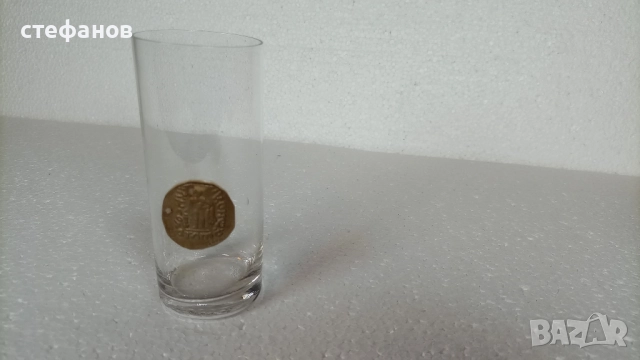 Чаши за безалкохолно с лепната имитация на старинна монета, 4 бр, снимка 6 - Чаши - 52640794