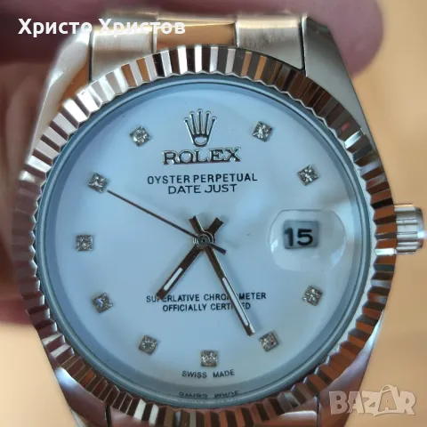 5 цвята на дисплея Дамски часовник Rolex Oyster Perpetual Datejust Steel , снимка 5 - Дамски - 47006846