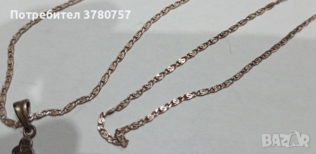 Сребърно дамско колие, снимка 3 - Колиета, медальони, синджири - 53402262