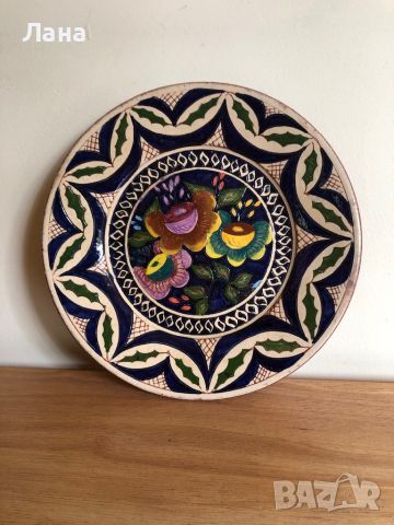 Голяма глинена чиния за колекционери, снимка 3 - Декорация за дома - 45782423