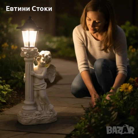 Соларна лампа „Ангел на светлината“ - магическа атмосфера за вашия двор и градина, снимка 3 - Соларни лампи - 53730813