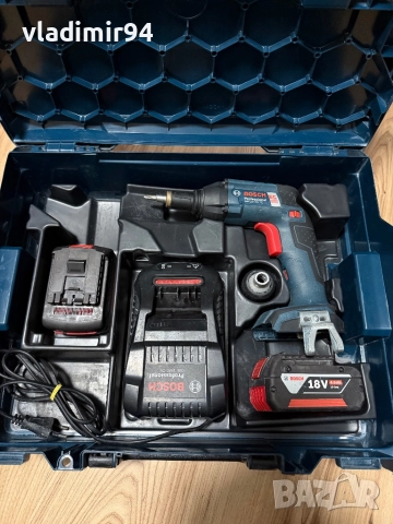 Bosch GSR 18-V-EC TE винтоверт за гипсокартон, снимка 2 - Винтоверти - 52464895