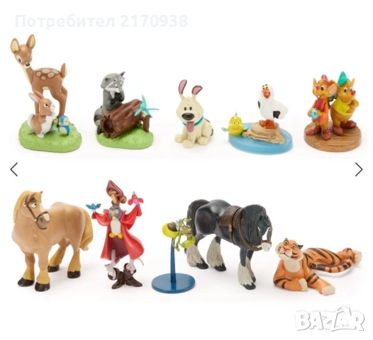 Голям Оригинален комплект фигурки за игра Disney Princess, Дисни Принцеси, снимка 4 - Фигурки - 53266026