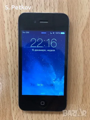 iPhone four black , снимка 1