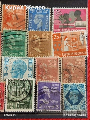 Стари пощенски марки от цял свят смесени СВЕТОВНИ ЛИДЕРИ за КОЛЕКЦИЯ 51578, снимка 3 - Филателия - 53231368
