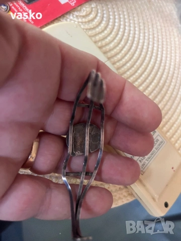 Ръчна изработка-сребро 13,8гр, снимка 10 - Гривни - 53537952