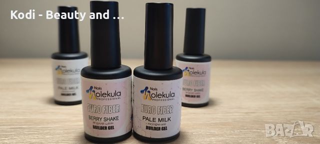 Euro Fiber gel Molekula Nails (изграждащ гел в бутилка) (Украйна), снимка 1 - Продукти за маникюр - 45157985