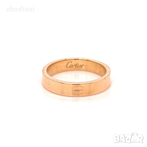 Златен дамски пръстен Cartier 1,10гр. размер:52 14кр. проба:585 модел:37752-3