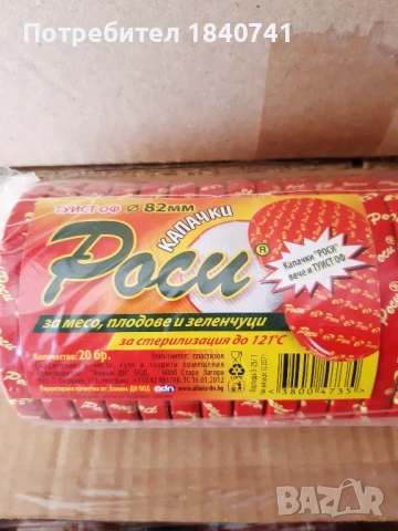 Капачки Роси ф82 винтови