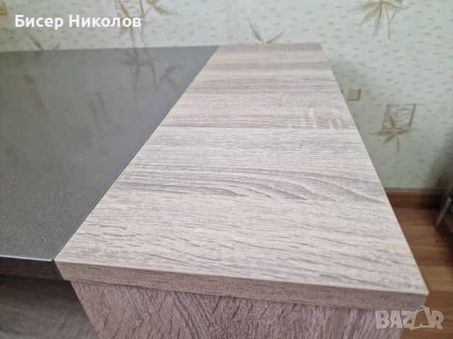 ХОЛНА МАСА ДЪБ СОНОМА БРИЛЯНТ  Ш:120см / Д:58см / В:45 см, снимка 10 - Маси - 54037766