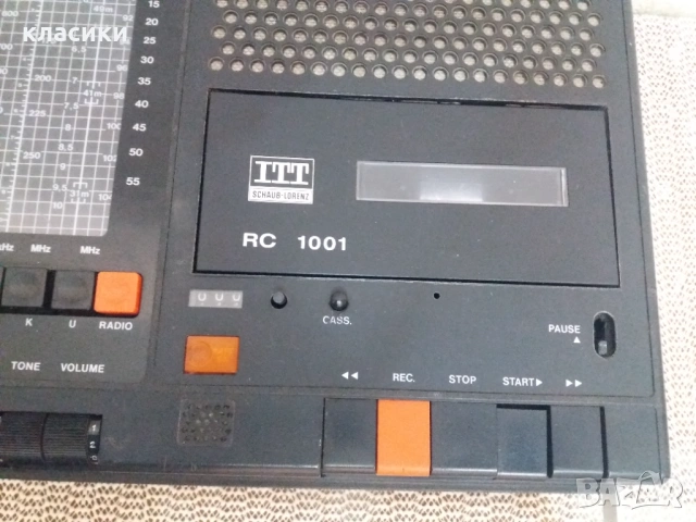 Радиокасетофон ITT Shaub Lorenz., снимка 3 - Радиокасетофони, транзистори - 53534605
