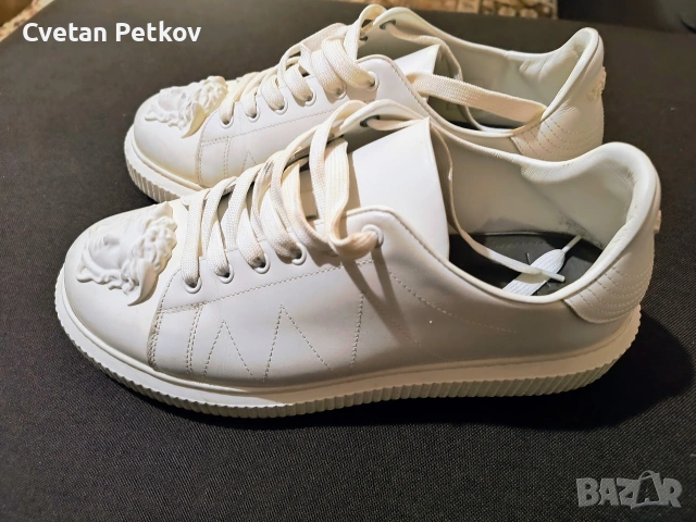 Продавам кожени кецове DIOR , GiVENCHY , VERSACE , снимка 4 - Кецове - 53173331