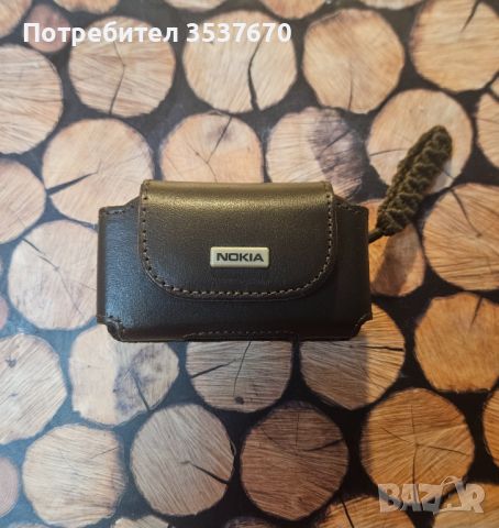 Nokia 7370 с кожен калъф - Работещ , снимка 1 - Nokia - 45902934