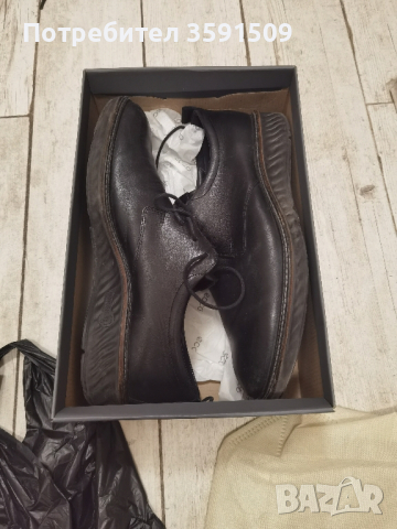 Мъжки обувки 
Еcco men's st.1 hybrid plain toe shoe 45н, снимка 4 - Официални обувки - 44946964