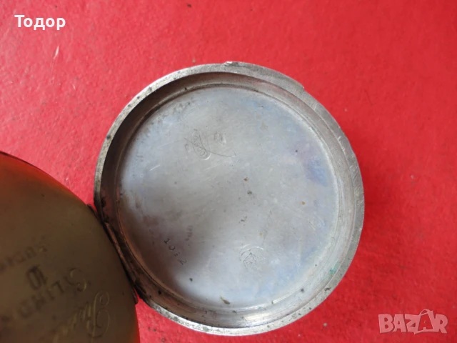 Сребърен джобен часовник 2, снимка 6 - Джобни - 50459604