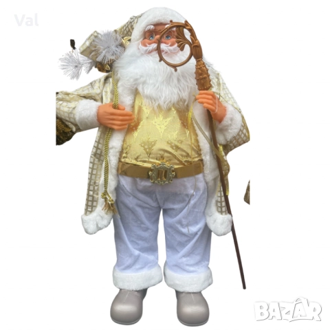 Златния Дядо Коледа-мигновено празнино настроение у дома, снимка 2 - Декорация за дома - 52514738